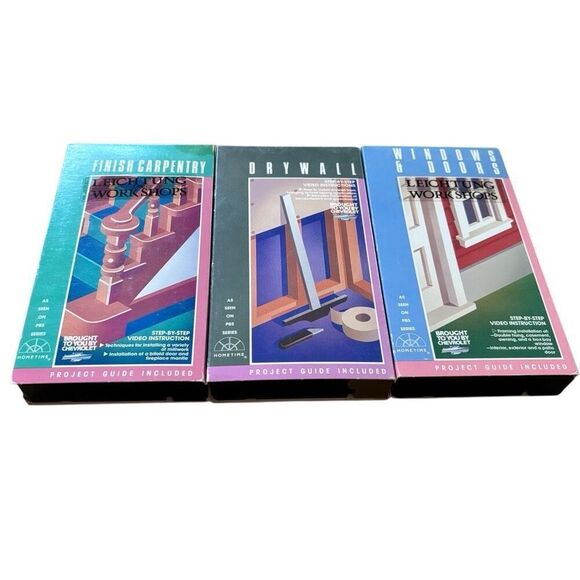 PBS Hometime Leichtung Workshops Home Improvement VHS Tapes - Picture 2 of 4